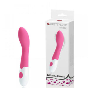 Vibrador Ponto G com Estimulador Clitoriano e 30 Modos de Vibração – PRETTY LOVE BISHOP