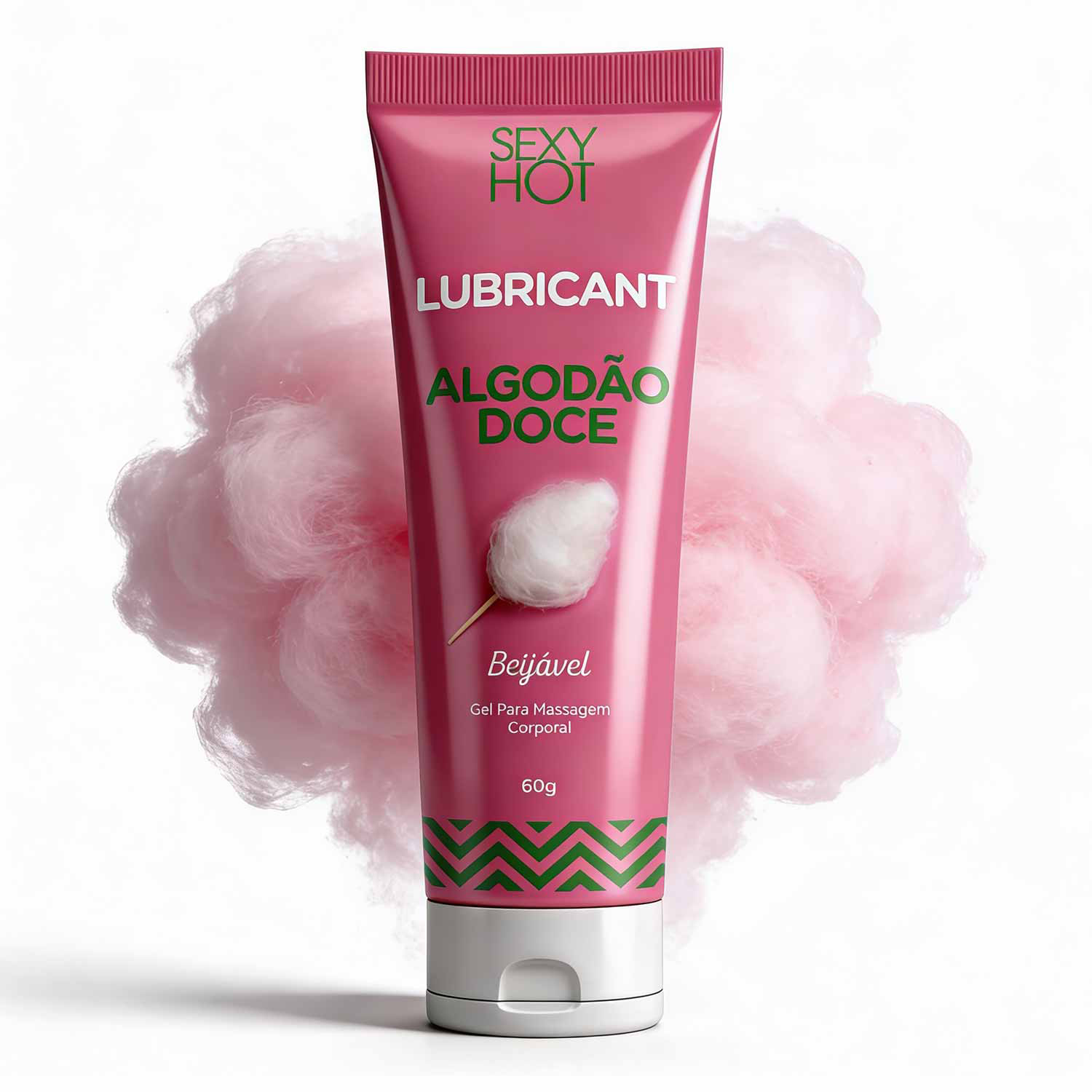Lubricant Algodão Doce Beijável - Gel Lubrificante Ultra Deslizante - Imagem 1